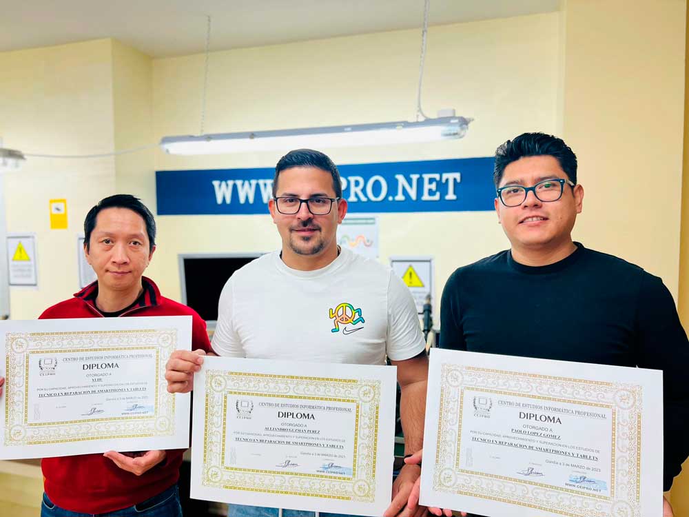 curso de recuperacion de telefonos dañados