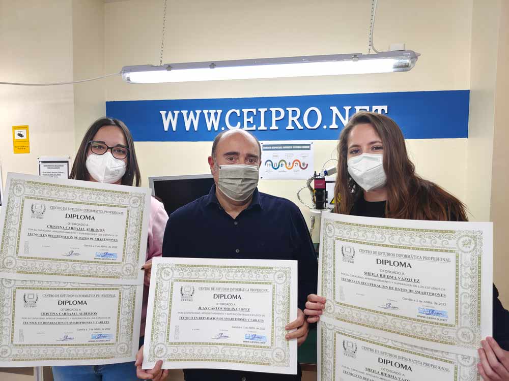 curso de recuperacion de telefonos dañados