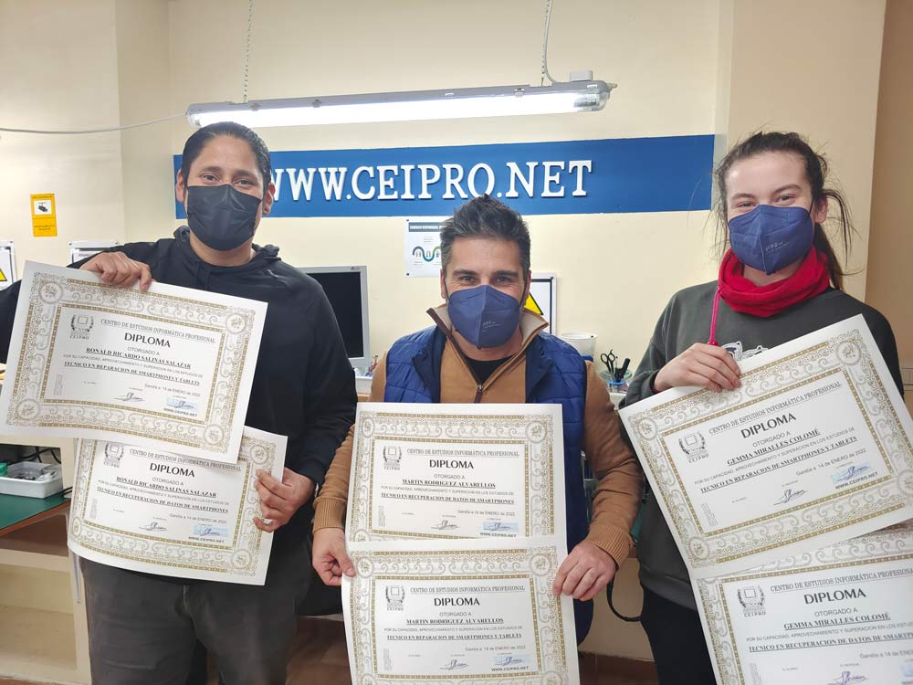 curso de recuperacion de telefonos dañados