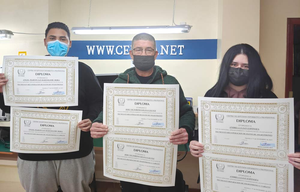 curso de recuperacion de telefonos dañados